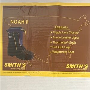 Smith's Noah II Waterproof Boots - Black and Blue